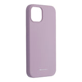 Husa iPhone 13, Goospery Silicone, interior microfibra, violet
