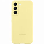 Husa Galaxy S22, Originala Samsung, Silicone Cover, Yellow