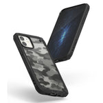 Husa iPhone 12 / 12 Pro, Ringke, Fusion X, Design Camo, Black