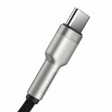 Cablu Baseus, Cafule Series Metal, Fast Charging Type-C, 66W, 6A, 2m, CAKF000201