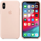Husa iPhone X / XS, Originala Apple, Silicone Case Pink Sand