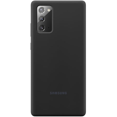Husa Galaxy Note 20, Originala Samsung Silicone, Neagra