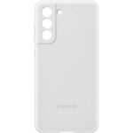 Husa Galaxy S21 FE, Originala Samsung, Silicone Cover, Alb