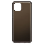 Husa Galaxy A03, Originala Samsung, Soft Clear Cover, Negru Transparent
