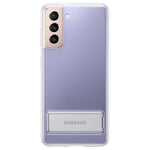 Husa Galaxy S21, Originala Samsung, Clear Standing Cover, Transparent