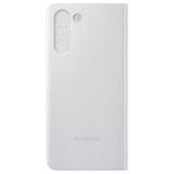 Husa Galaxy S21 5G, Originala Samsung, Smart Clear View Cover, Gri Deschis