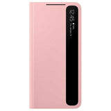 Husa Galaxy S21+ (Plus), Originala Samsung, Smart Clear View Cover, Pink