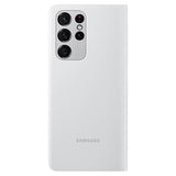 Husa Galaxy S21 Ultra, Originala Samsung, Smart LED View Cover, Gri Deschis