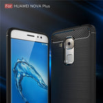 Husa Huawei Nova Plus / G9 Plus - CUBZ Series Carbon Negru