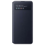 Husa Galaxy Note 10 Lite, Originala Samsung, S View Wallet Cover, Negru