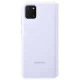 Husa Galaxy Note 10 Lite, Originala Samsung, S View Wallet Cover, Alb