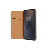 Husa din piele naturala pentru Xiaomi Redmi 10, Forcell Smart Pro, Neagra