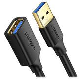 Cablu USB A Tata la USB Mama Usb 3.0, 1m, Ugreen, Negru