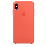 Husa iPhone XS Max, Originala Apple, Silicone Case, Orange