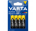 Baterie (Set 4 Bucati) Varta Super Heavy Duty 2006, AA / R6P / 1.5V, 02006101414
