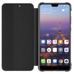 Husa P20, Originala Huawei, Flip Cover, Black