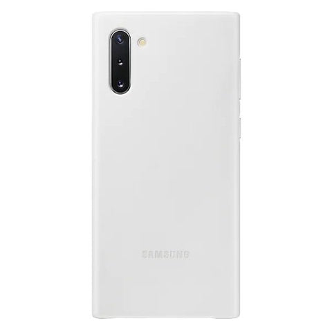 Husa Galaxy Note 10, Originala Samsung, Leather, White
