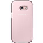 Husa Galaxy A3 (2017), Originala Samsung, Neon flip cover, Pink