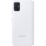 Husa Galaxy A51, Originala Samsung, S View Wallet Cover, White