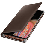 Husa Originala Samsung Leather View Galaxy Note 9, Piele Naturala, maro