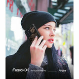Husa Huawei P40 Pro, Ringke Fusion X Design, Camo Negru