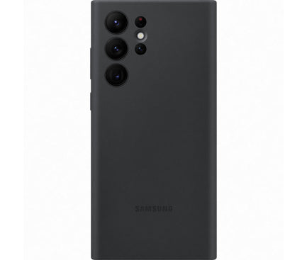Husa Galaxy S22 Ultra, Originala Samsung, Silicone, Negru
