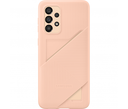 Husa Galaxy A33 5G A336, Originala Samsung, TPU, Card Slot Cover, Roz