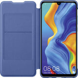 Husa P30 Lite, Originala Huawei, Wallet Cover, Blue