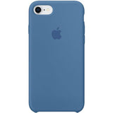 Husa iPhone 8 / iPhone 7, Originala Apple, Silicone, Denim Blue