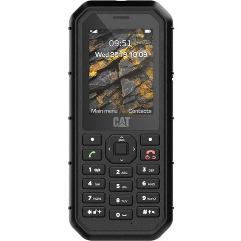 Telefon mobil CAT B26, Ecran TFT 2.4", 2MP, Wi-Fi, 2G, Dual SIM, Negru