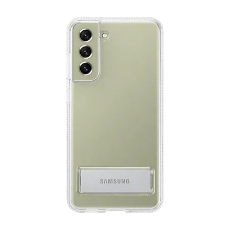 Husa Galaxy S21 FE, Originala Samsung, Clear Standing Cover, Transparent