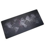 Mousepad profesional, Harta Lumii, 100 X 50 cm, Negru