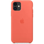 Husa iPhone 11, Originala Apple, Silicone, Orange