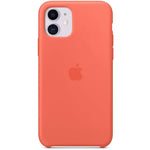 Husa iPhone 11, Originala Apple, Silicone, Orange