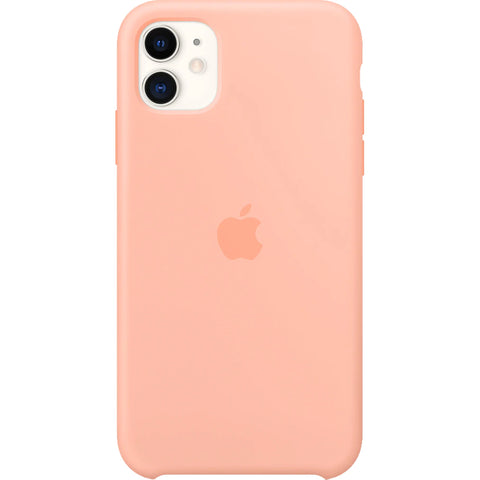Husa iPhone 11, Originala Apple, Silicone, Grapefruit