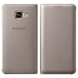 Husa Originala Samsung Galaxy A3 (2016) A310 Flip Wallet, Auriu