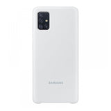 Husa Galaxy A51, Originala Samsung, Silicone Cover, silicon, Alb