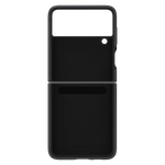 Husa Galaxy Z Flip3, Originala Samsung, Leather Cover, Neagra