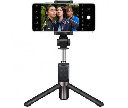 Selfie stick cu trepied Original Huawei, CF15 Pro wireless bluetooth, rotatie 360 grade