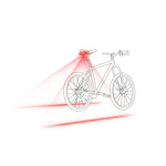 Stop led cu proiectie laser pentru bicicleta Forever