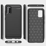 Husa Samsung Galaxy A41 - TPU Series Carbon Negru