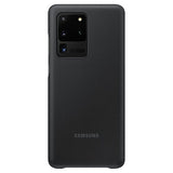 Husa Originala Samsung Galaxy S20 Ultra, Clear View Cover, Neagra