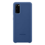 Husa Galaxy S20, Originala Samsung Silicone Cover, Bleumarin