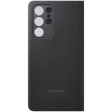 Husa Samsung Smart Clear View Cover cu S-Pen pentru Galaxy S21 Ultra / S21 Ultra 5G, Negru