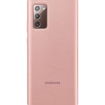 Husa Galaxy Note 20 / Note 20 5G, Originala Samsung, Clear View, Copper Brown