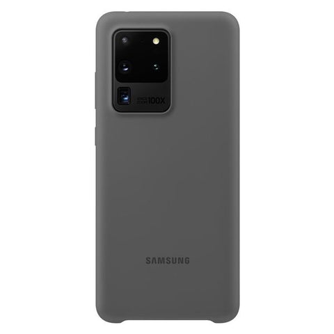 Husa Galaxy S20 Ultra, Originala Samsung, Silicone Cover, Gri