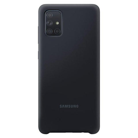 Husa Galaxy A71, Originala Samsung, Silicon, Negru