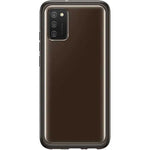 Husa Galaxy A02s, Originala Samsung, Soft Clear Cover, Negru