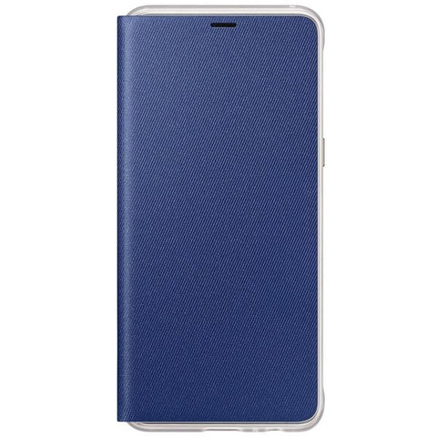 Husa Originala Samsung Flip Neon pentru Galaxy A8 (2018), Blue
