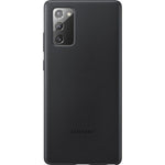 Husa Galaxy Note 20, Originala Samsung, Leather Cover, Neagra